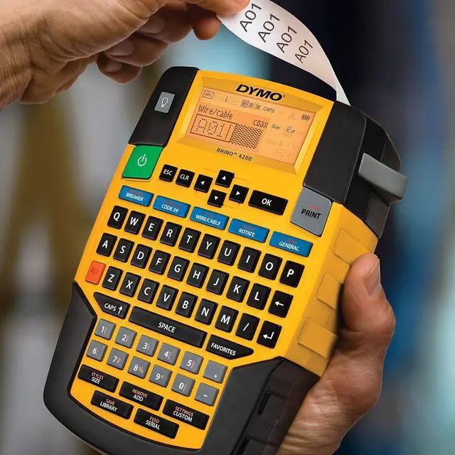 Alt view image 3 of 3 - DYMO Rhino 4200 Label Maker 2175088