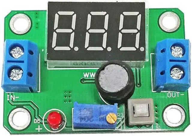 Alt view image 5 of 5 - DC-DC 4.5-24V synchronous rectification power module /w Voltmeter Red Display