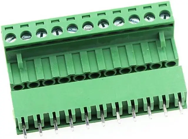 Main image of 10pcs 2EDG 11Pin Plug-in Screw Terminal Block Connector 5.08mm Pitch Straight