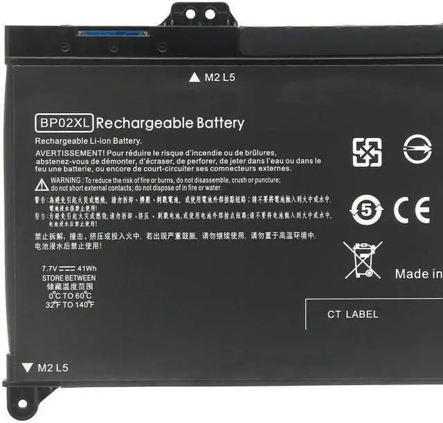 Main image of 41Wh BP02XL battery for HP Pavilion 15-AW 15-AU