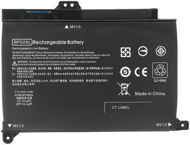 Alt view image 2 of 4 - 41Wh BP02XL battery for HP Pavilion 15-AW 15-AU