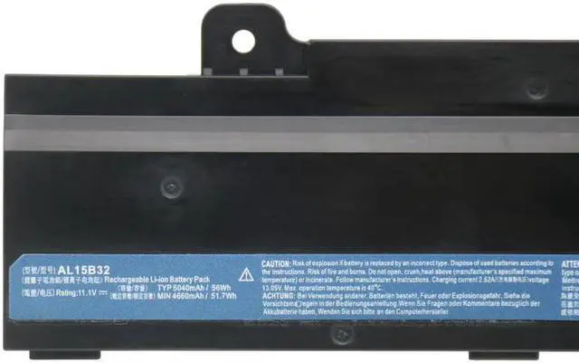 Main image of 56Wh AL15B32 for Acer  Aspire V15 V5-591G V5-591 series