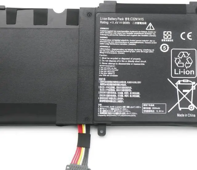 Alt view image 2 of 4 - 96Wh  C32N1415 for Asus  ZenBook Pro UX501J UX501L UX501JW UX501LW