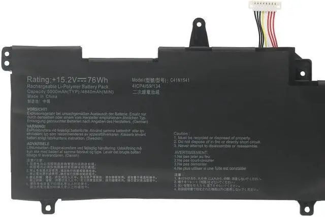 Main image of 76Wh C41N1541 for Asus ROG Strix GL702 GL702V GL702VT GL702VM GL702VMK