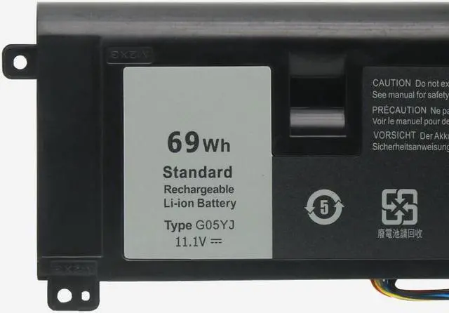 Main image of 69Wh  G05YJ for dell A14 R4 14D-1528