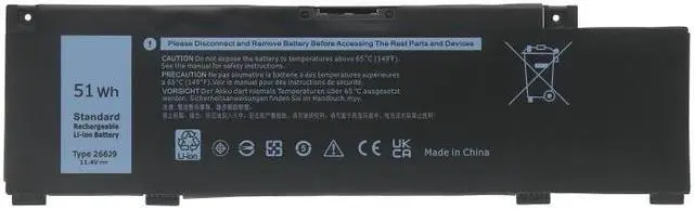 Main image of 51Wh 266J9 battery for dell Inspiron G3 15 3500 3590 3790 G5 15 5500 SE 5505