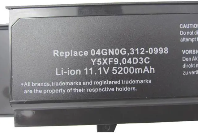 Alt view image 3 of 4 - 56WH V3400 battery for DELL Vostro 3400 3500 3700 Series