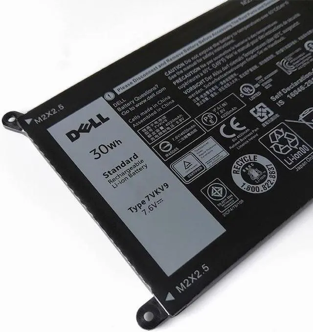 Alt view image 2 of 4 - 30WH 7VKV9 battery for DELL XPS 12 9250 Latitude 12 7275