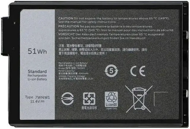 Main image of 51WH 7WNW1 battery for DELL Latitude 5420 5424 7424 Sturdy