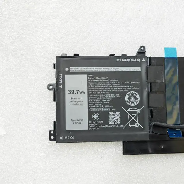 Main image of 39.7WH 3VV58 battery for DELL Latitude 9420 2-in-1 Series 21CP5/81/71