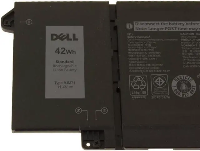 Alt view image 3 of 4 - 42WH 9JM71 battery for DELL OEM Original Latitude 5320 7320 7420 7520