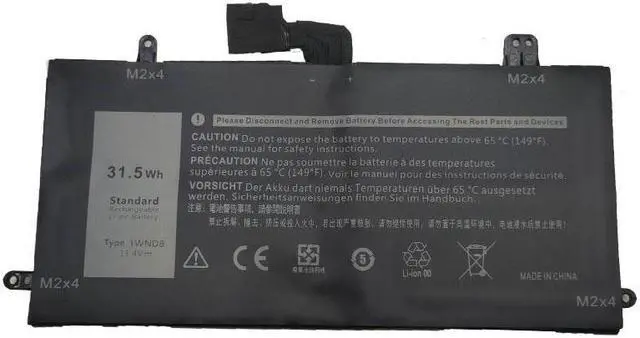 Main image of 31.5WH 1WND8 battery for DELL Latitude 12 5285 5290 2-in-1