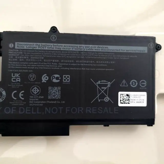 Alt view image 2 of 3 - 41WH M69D0 battery for DELL Latitude 13 7330 Rugged Extreme 31CP5/65/68