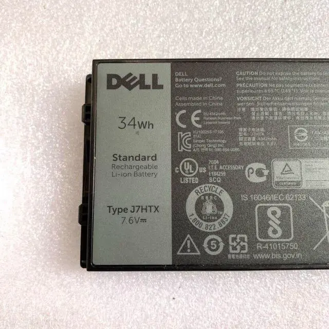 Alt view image 2 of 4 - 34WH J7HTX battery for DELL Latitude 7202 7212 Sturdy Ultimate Tablet