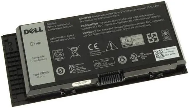 Alt view image 2 of 3 - 87WH R7PND battery for DELL OEM Precision M4600 M4700 M4800 M6600