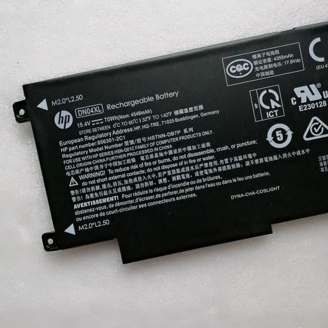 Main image of 70WH DN04XL battery for HP HSTNN-DB7P 856843-850 856301-2C1 Series