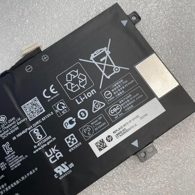 Alt view image 3 of 4 - 40.61WH MD02XL battery for HP Chromebook X360 Series
