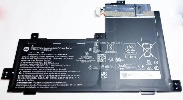 Main image of 32.18WH DS02XL battery for HP Chromebook x2 11-da0004QU, 14-ED0010NR