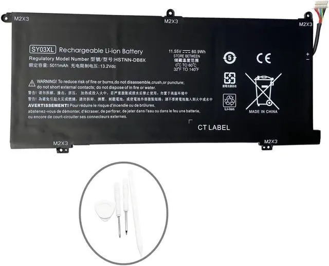 Main image of 60.9WH SY03XL battery for HP CHROMBook 15-DE 14-DA