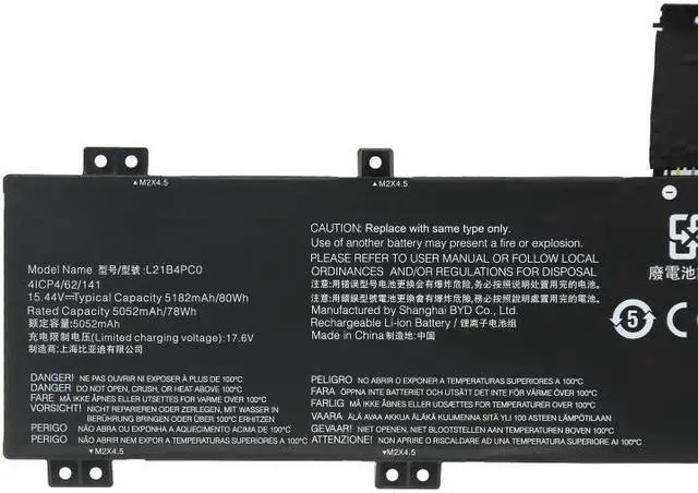 Main image of 15.44WH L21M4PC3 battery for Lenovo Legion Y7000P R9000P Y9000P 2022