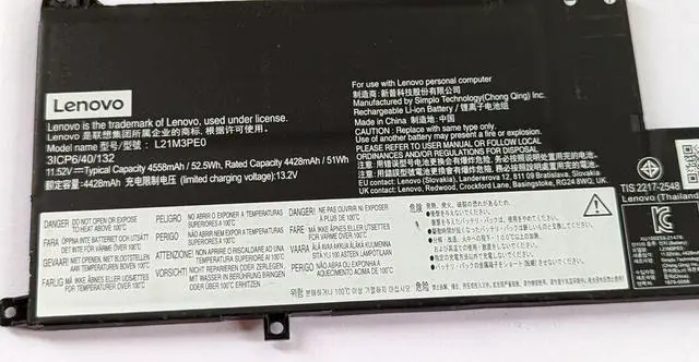 Alt view image 2 of 3 - 52.5WH L21M3PE0 battery for Lenovo IdeaPad Flex 5 16ALC7 Laptop
