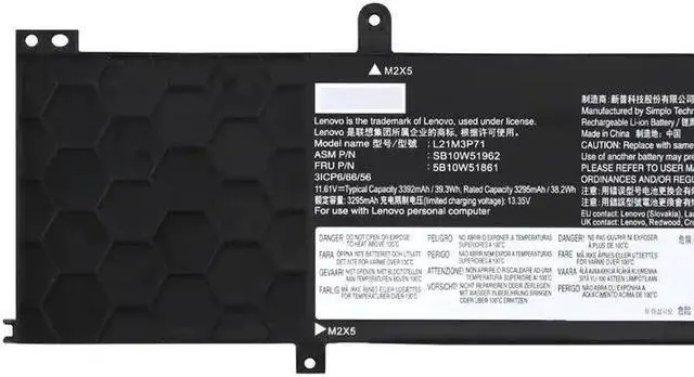 Main image of 39WH L21M3P71 battery for Lenovo ThinkPad T14 P14s 3rd Gen 2022 Series