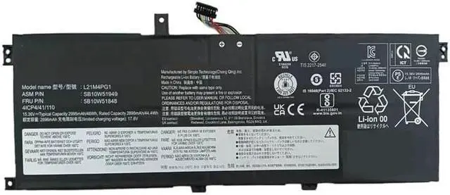 Main image of 46WH L21M4PG1 battery for Lenovo ThinkPad L13 Yoga Gen 3