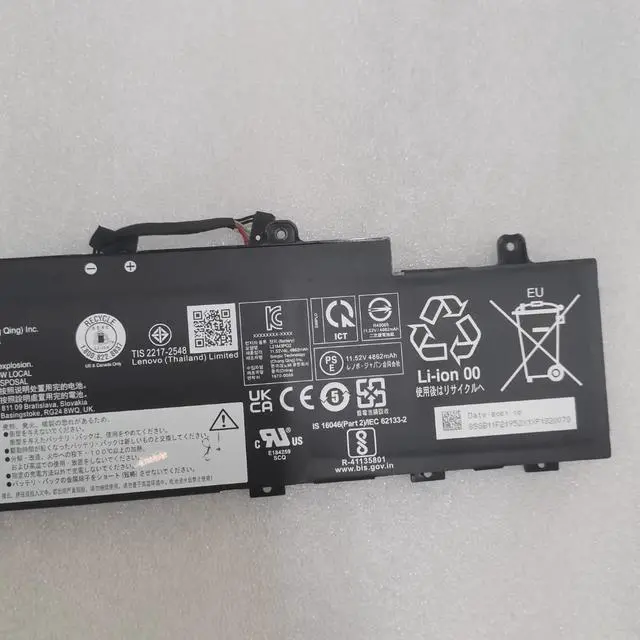 Alt view image 3 of 4 - 42WH L21M3PG1 battery for Lenovo Thinkpad L14 L15 3rd Gen 2022