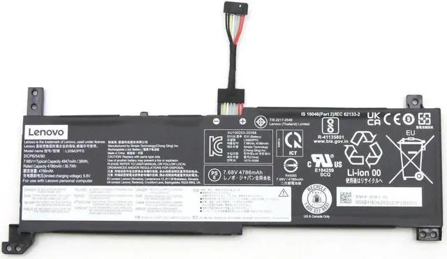 Alt view image 2 of 3 - 38WH L20M2PF0 battery for Lenovo IdeaPad 3 Gen 6 14ITL6 15ALC6 17ALC6 17ITL6