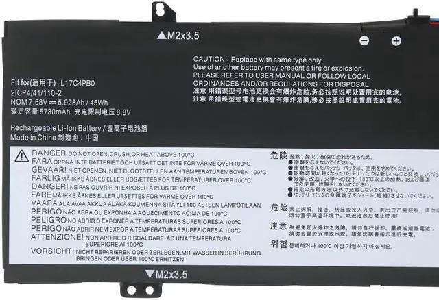 Main image of 45WH L17M4PB0 battery for Lenovo IdeaPad 530s-14IKB 530s-15IKB 14ARR