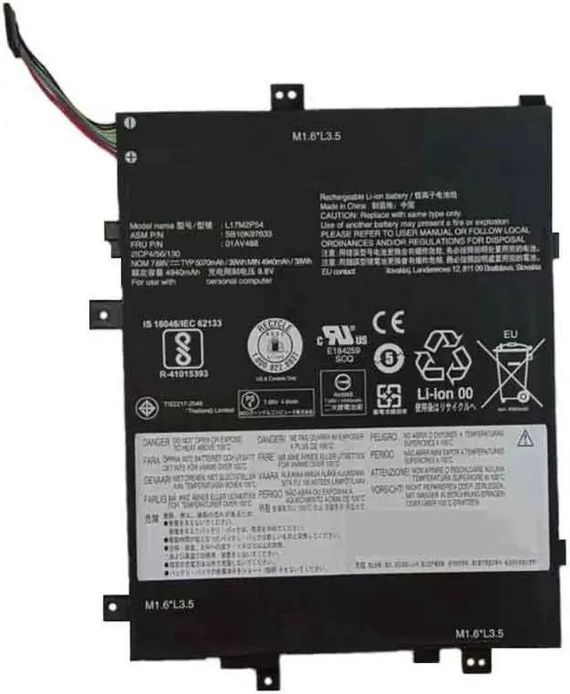 Main image of 39WH L17M2P54 battery for Lenovo ThinkPad X1 Carbon 3rd 2015