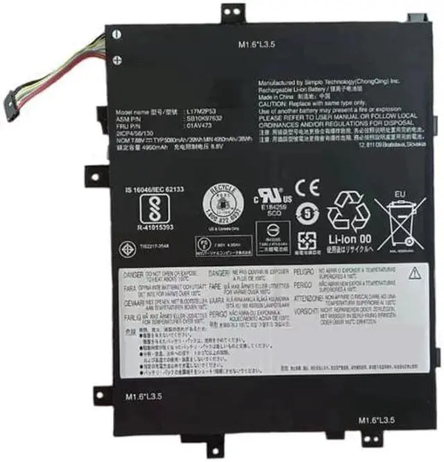 Main image of 39WH L19M3PG1 battery for Lenovo L17M2P53