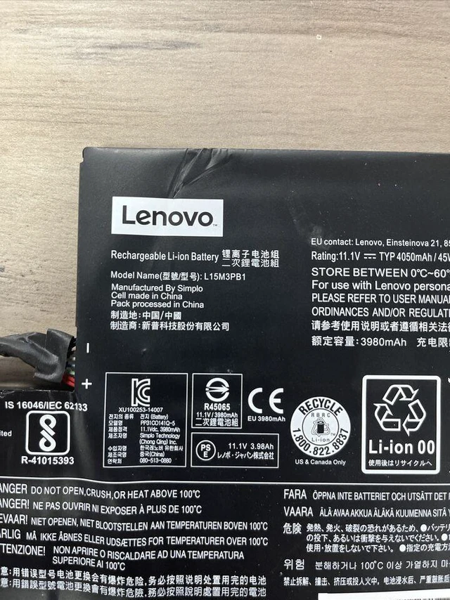 Alt view image 2 of 3 - 44WH L15M3PB1 battery for Lenovo N22 N22-10 N22-20 N22 Chromebook C330 GENUINE NEW