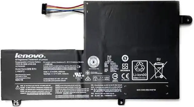 Alt view image 3 of 3 - 45WH L14M3P21 battery for Lenovo Edge 2-1580 FLEX 3-1470 3-1580