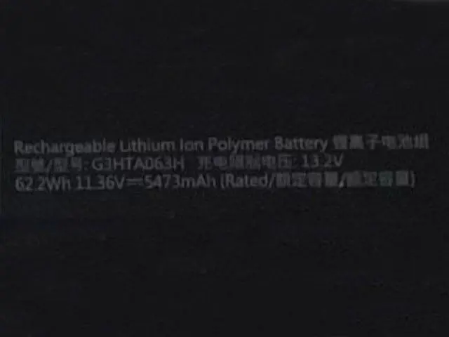Alt view image 2 of 2 - 59.7WH G3HTA063H battery for Microsoft Surface Book 2nd generation keyboard base