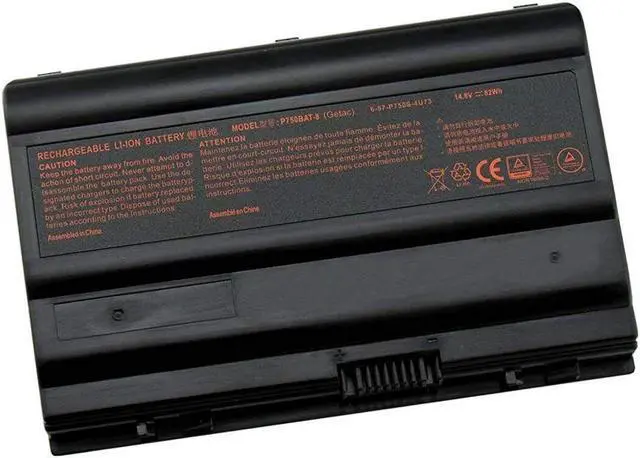 Main image of 82WH P750BAT-8 battery for Clevo P750ZM P775DM Terrans battery force X799 X599