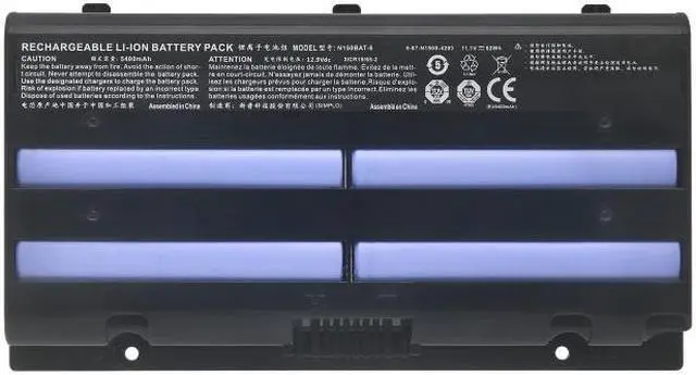 Main image of 62WH N150BAT-6 battery for Clevo N150SD N155SD NP7155 NP7170