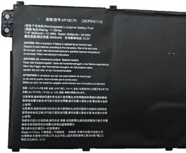 Main image of 41.9WH AP18C7K battery for Acer SWIFT 5 SF514-54T-79JX