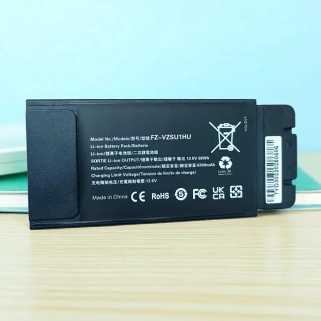 Main image of Battery for Panasonic TOUGHBOOK FZ-55 / FZ-VZSU1HU  10.8V 68Wh 6300mAh  Compatible with Toughbook FZ-55 MK1 Notebook