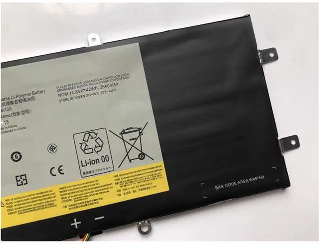 Alt view image 3 of 3 - L11M4P13 Battery for Lenovo IdeaPad Yoga 11 / 11S Ultrabook  14.8V 42Wh Li-Polymer | Compatible with 4ICP4/56/120 | Long-Lasting & Safe