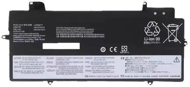 Main image of Premium L20C4P71 Replacement Battery for Lenovo ThinkPad X1 Carbon 9th/10th Gen & X1 Yoga 6th/7th Gen (57Wh, 15.4V Li-ion)  Compatible with SB10T83217, 5B10W13974