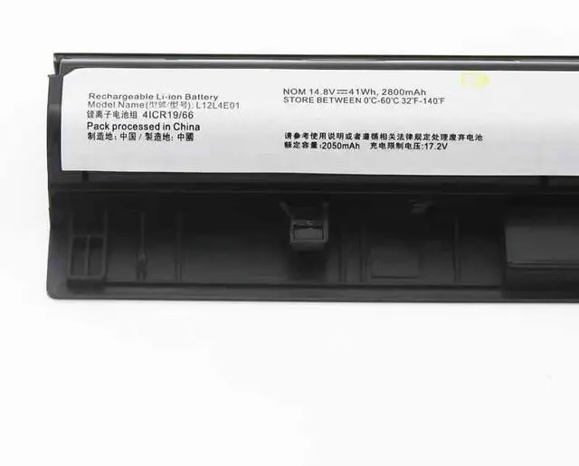 Alt view image 3 of 3 - Premium L12L4A02 Replacement Battery for Lenovo IdeaPad G400s/G500s/G510s Series - 2600mAh/38Wh Li-ion (14.8V)