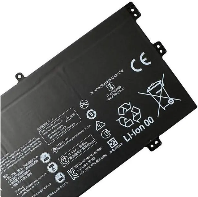 Alt view image 3 of 3 - HB30B1W8ECW-31 Replacement Battery for Huawei MateBook X 2021 | EUL-W19, EUL-W29, EULD-WFH9 | 11.46V 42Wh | 3-Year Warranty