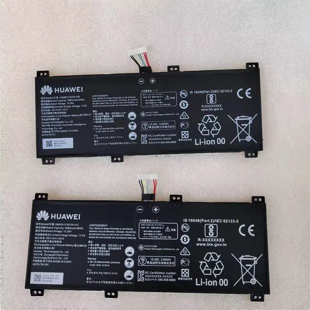 Alt view image 3 of 3 - HB6081V1ECW-41 Replacement Battery for Huawei MagicBook Pro 2020 & Honor Hunter V700 | 15.28V 56Wh | HBL-W19, HLY-W19RP, HB6081V1ECW-41b/41c Compatible