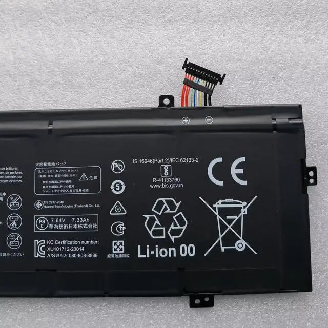 Alt view image 3 of 3 - HB4593R1ECW-22A Replacement Battery for Huawei MateBook E | MACHD-WFE9Q, MACHD-WFH9Q, KLVL-WFH9 | 7.6V 55.7Wh 7330mAh | 22B, 22C Compatible