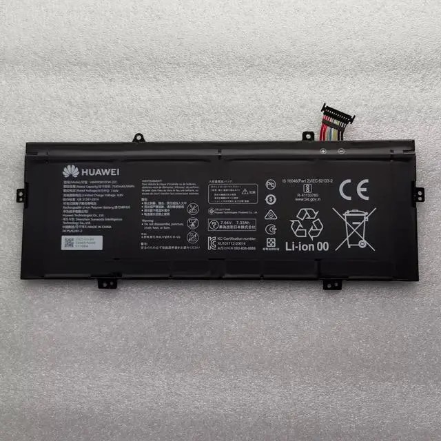 Main image of HB4593R1ECW-22A Replacement Battery for Huawei MateBook E | MACHD-WFE9Q, MACHD-WFH9Q, KLVL-WFH9 | 7.6V 55.7Wh 7330mAh | 22B, 22C Compatible