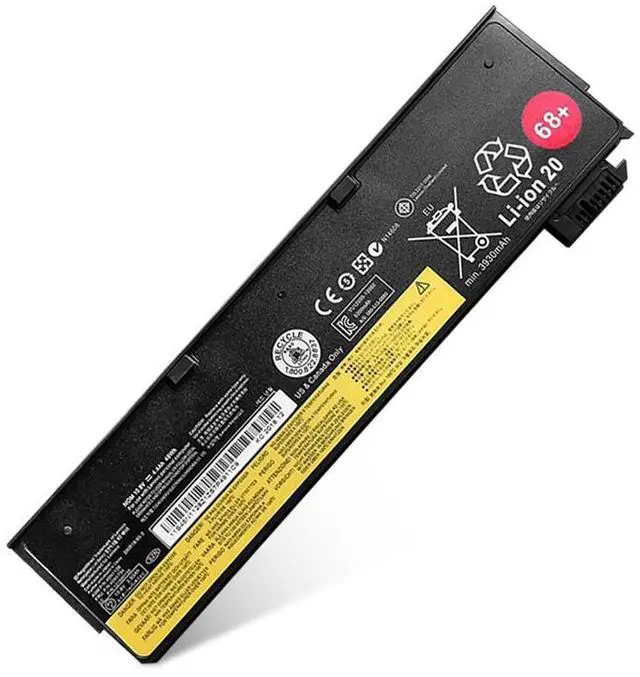 Alt view image 2 of 3 - Premium 0C52862 0C52861 Replacement Battery for Lenovo ThinkPad T440/T450/T460/X240/X250/X260 Series - 58Wh High Capacity (10.8V Li-ion) - Compatible with 45N1124, 45N1126, 45N1127 68+