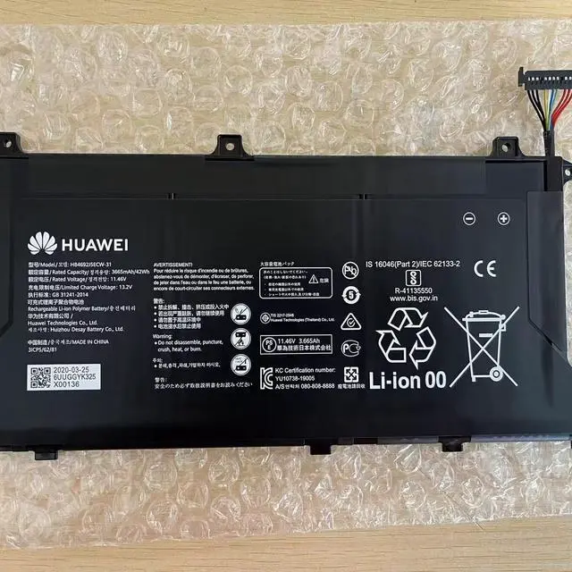 Alt view image 2 of 3 - HB4692J5ECW-31 Battery for Huawei MateBook D 15 (2019/2020/2021) / MateBook 13 (2020/2021) / Honor MagicBook 15 (2019/2020) Compatible with HB4792J5ECW-31 HB4692J5ECW-31B/C