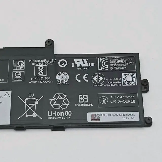 Alt view image 2 of 3 - Premium L22B3P73 5B11H56383 Battery for Lenovo ThinkPad X1 Carbon 12th Gen & X1 2-in-1 Gen 9 - 57Wh  (11.7V Li-ion) - Compatible with L22C3P76 L22D3P77 L22M3P77