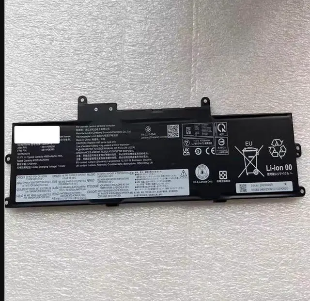 Main image of L22D3P78 Battery for Lenovo ThinkPad X1 Carbon 12th Gen/X1 2in1 Gen9 - 11.7V 56.1Wh 4800mAh 3-Cell (Replaces 5B11H56383)